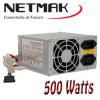 Fuente ATX 500w con sata OEM NETMAK NM-F500W