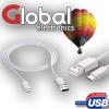 Cable USB tipo C 1 mt Blanco OEM Global CABLETYPEC1MW 